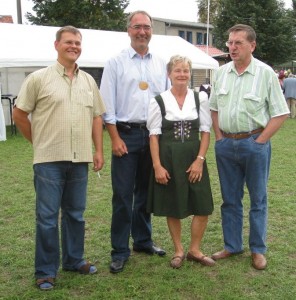 v.r.n.l.: Herr Schmitz, Frau Parge, Herr Thierfeld und ich mal wieder